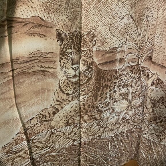 Conrad C Safari Tiger Print 2 piece blouse and skirt (slight sheer) - Picture 11 of 13